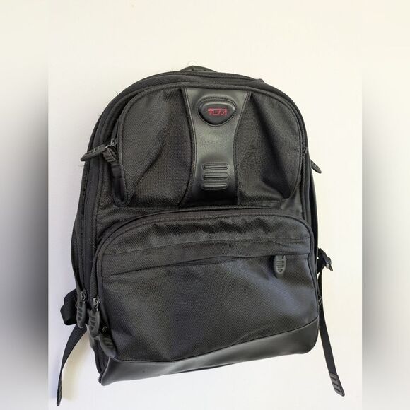 Tumi 541C Black Nylon Ballistic laptop work backpack Luggage Many Pockets - Picture 1 of 11